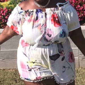 Summer Floral Romper!